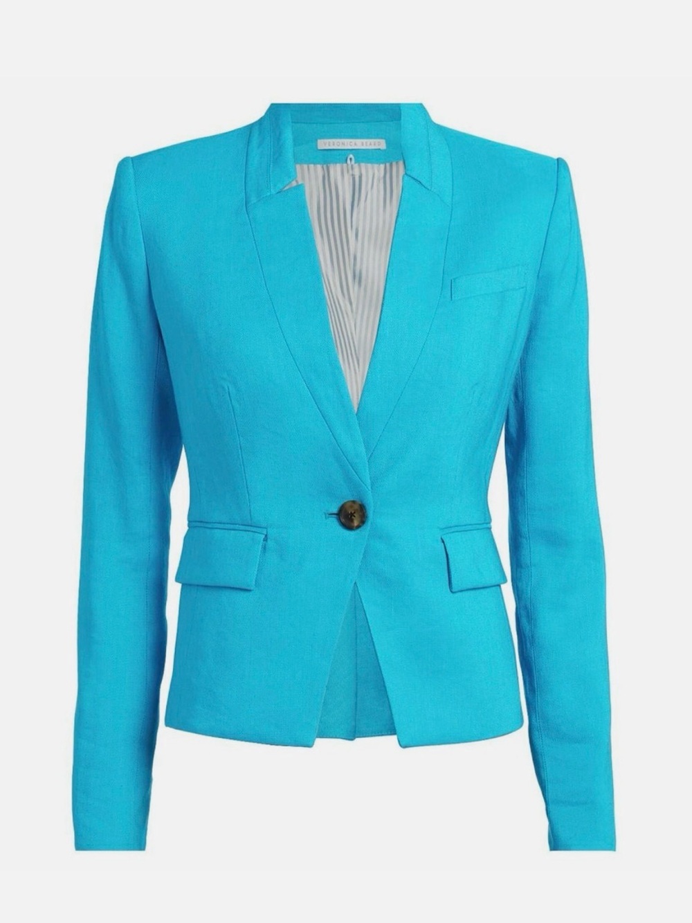 VERONICA BEARD Dickey Jacket MILES Turquoise Blazer, Size 4